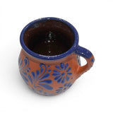 Blue on Barro Engobe Mug