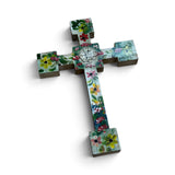 Hand Painted Wooden Crosses w/ Single Milagros