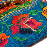 Suede Virgen de Guadalupe (Virgin Mary) Crossbody Bag