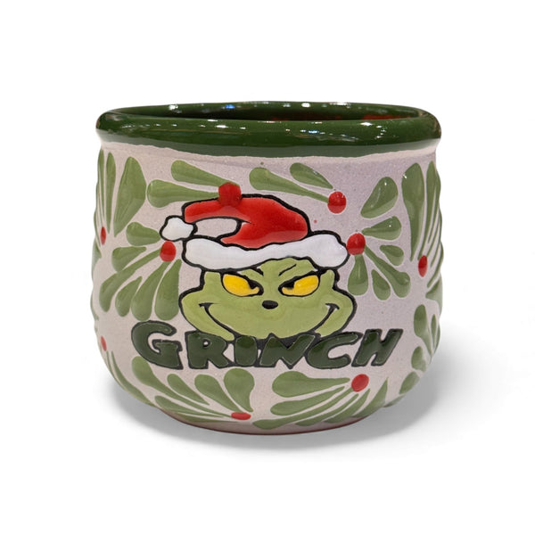 White Grinch Engobe Mug