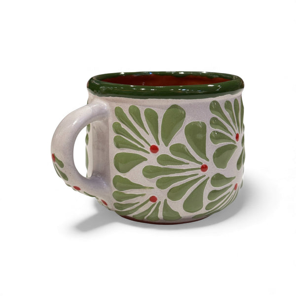 White Grinch Engobe Mug