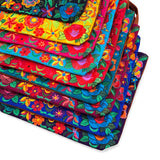 Embroidered Floral Suede Tote Bag