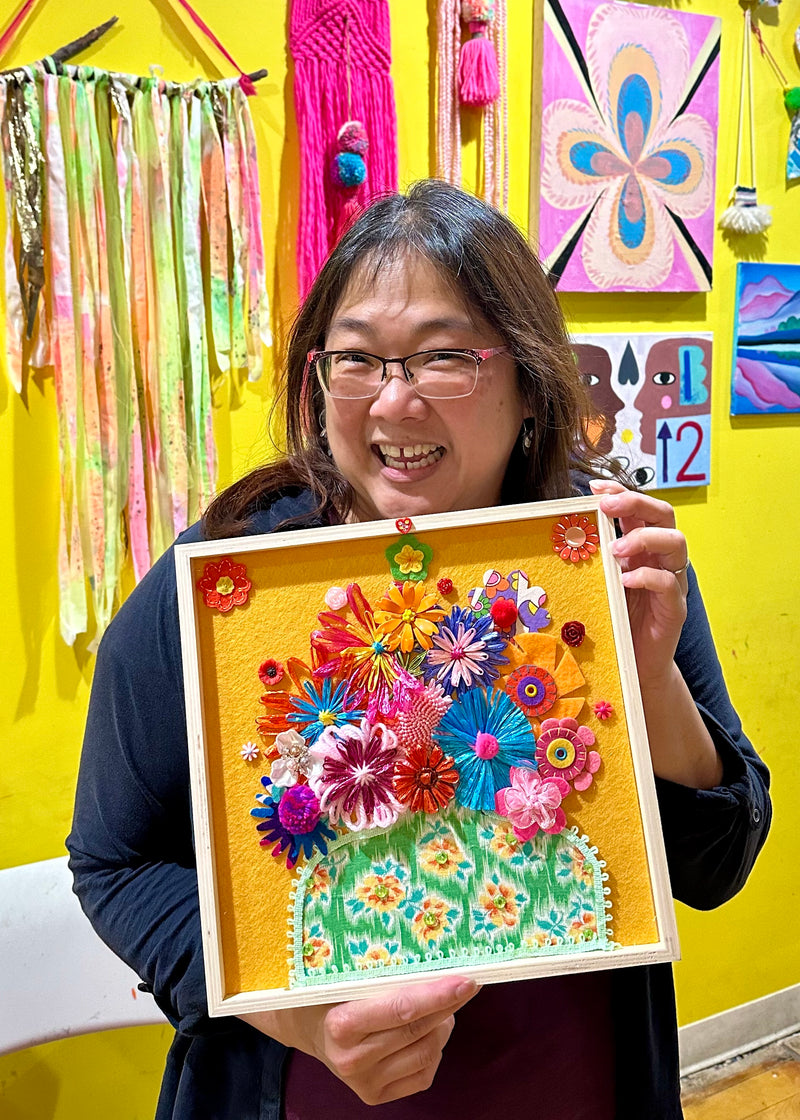 June 21, 2025 / 6:30pm-8:30pm - Framed Floral Art Workshop