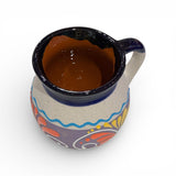 Navy Swirl Engobe Mug