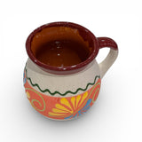 Maroon Swirl Engobe Mug