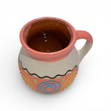 Peach Swirl Engobe Mug