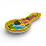 Yellow Floral Spoon Rest