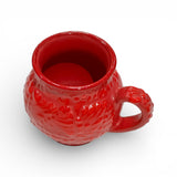 Red Round Talavera Mug