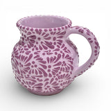 Purple Round Talavera Mug