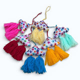 Embroidered Cloud Pom