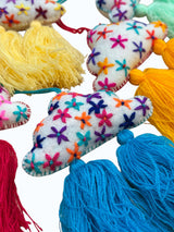 Embroidered Cloud Pom