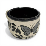 Black Butterfly Latte Mug