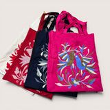 Embroidered Paloma Tote Bag