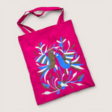 Embroidered Paloma Tote Bag