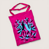 Embroidered Paloma Tote Bag