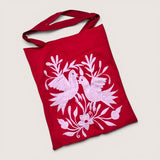 Embroidered Paloma Tote Bag