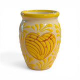 Yellow Heart Concha Cantarito