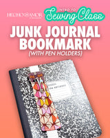 Thur Nov 19th, 2026 / Adult Intro to Sewing Class (Junk Journal Bookmark)