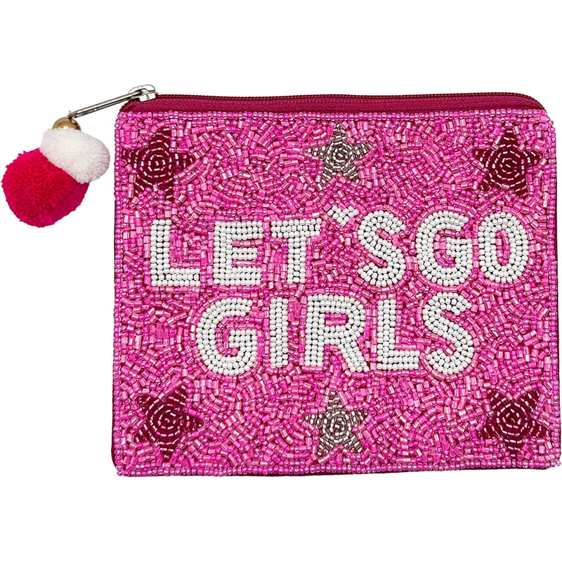 Let’s Go Girls Beaded Coin Purse