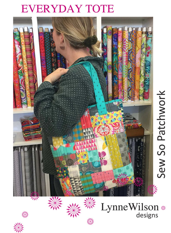 Everyday Tote Bag: Sew So Patchwork