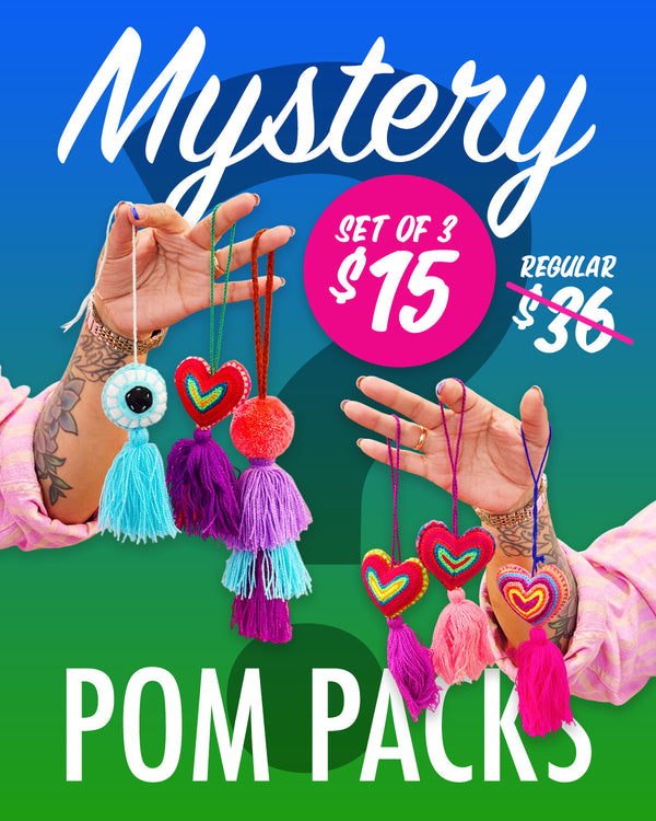 Mystery Pom Packs (Set of 3)