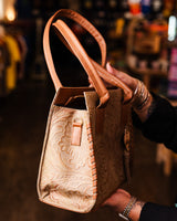 Embossed Leather Top Handle Bags (multiple Styles)