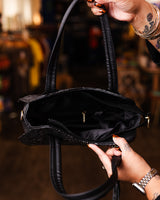 Embossed Leather Top Handle Bags (multiple Styles)