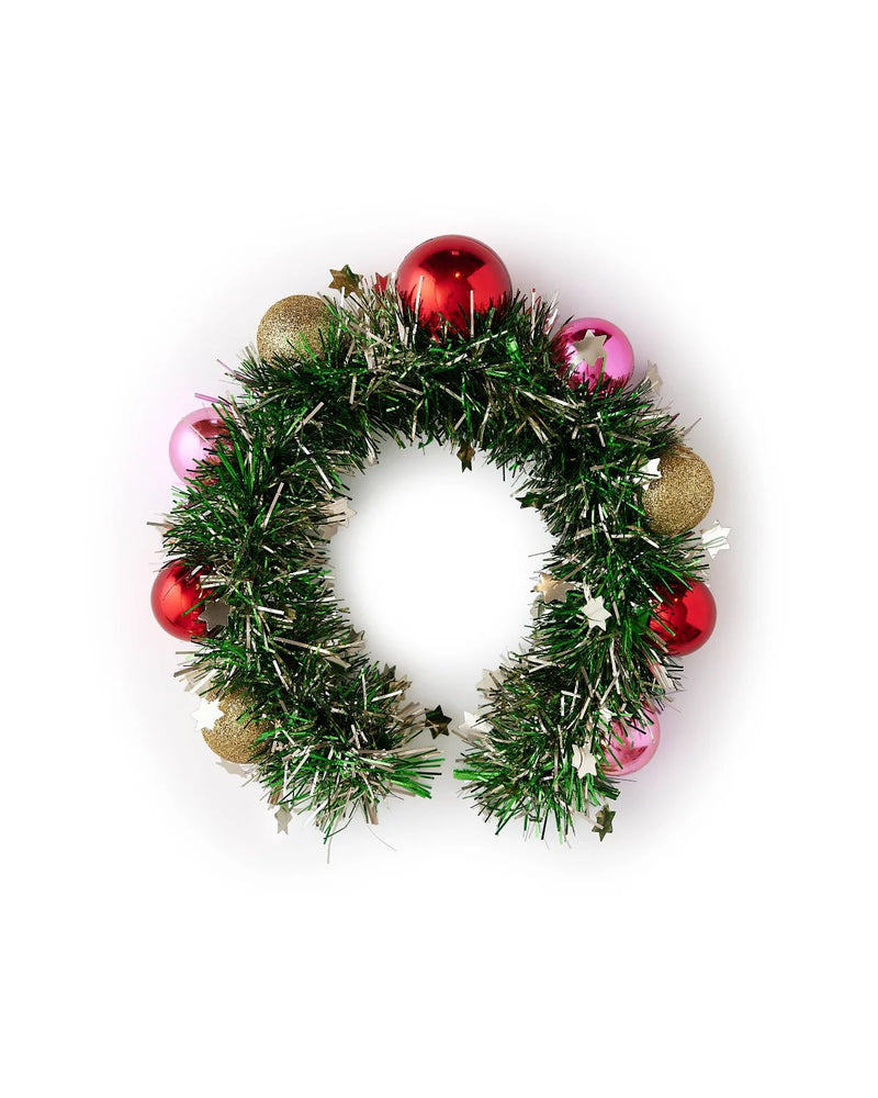 Christmas Wreath Novelty Headband (Green)