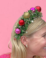 Christmas Wreath Novelty Headband (Green)