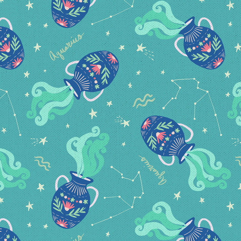 F2427 - Astrology Aquarius Zodiac Sign