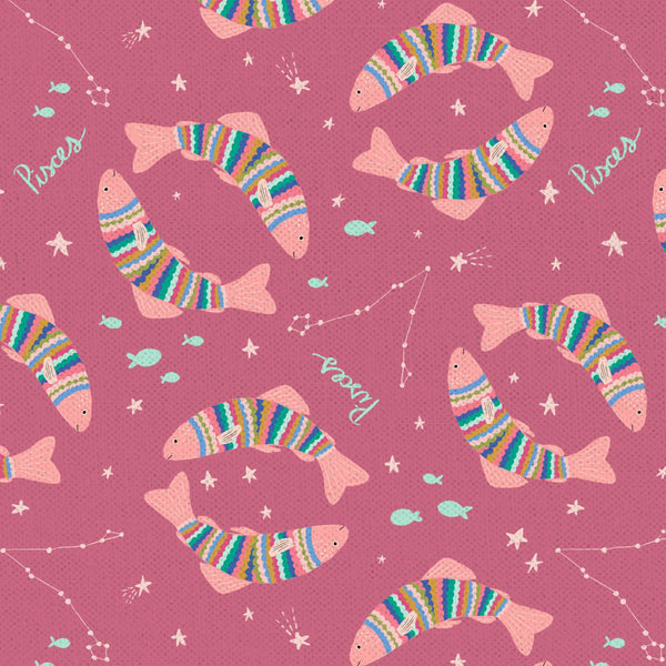F2428 - Astrology Pisces Zodiac Sign