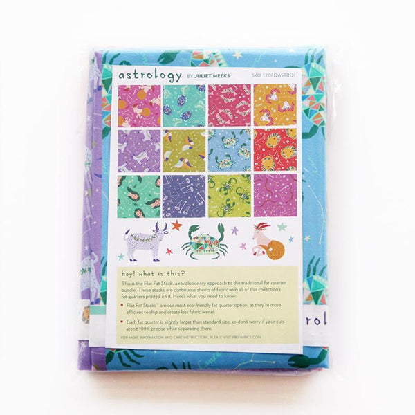 Astrology Zodiac Signs (Dark) Flat Fat Stack