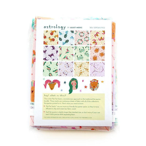Astrology Zodiac Signs (Light) Flat Fat Stack