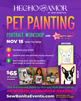 November 15, 2025 / 7pm-9pm - Pet Portrait Painting Workshop