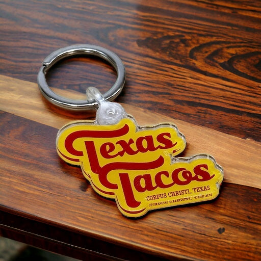 Texas Tacos Keychain