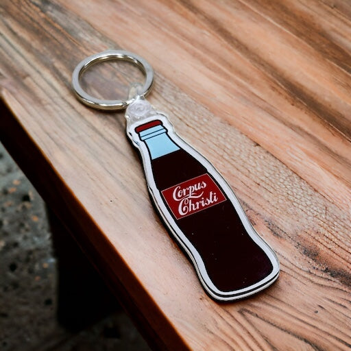 Corpus Cola Bottle Keychain