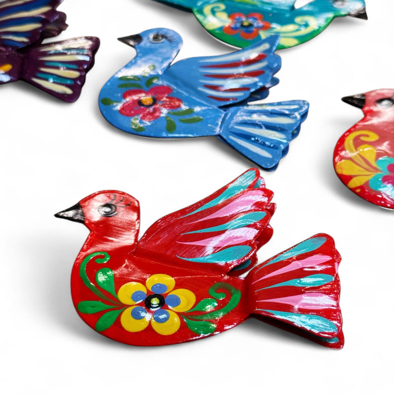 Tin Doves (ready to hang)