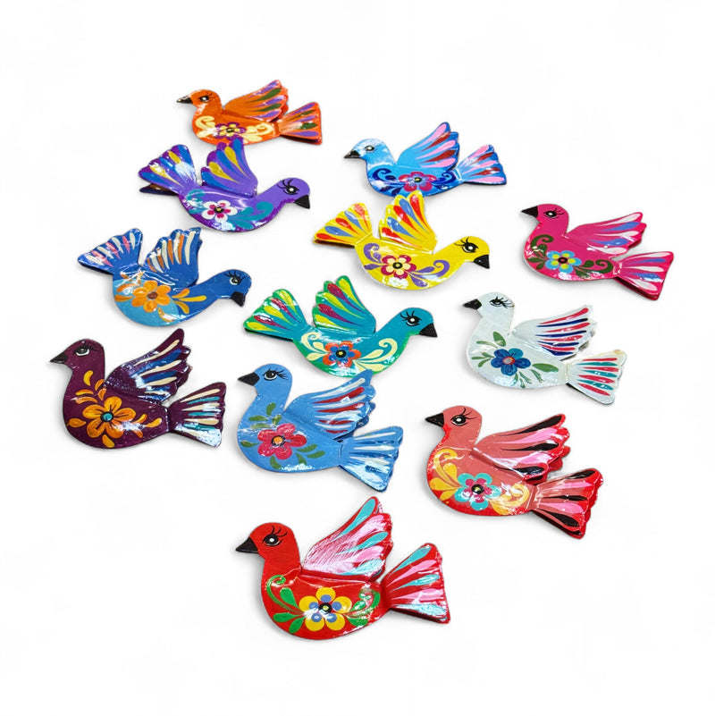 Tin Doves (ready to hang)