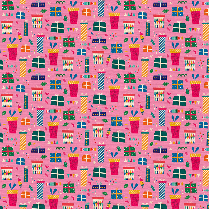 F2378 - Modern Holiday Pink Presents