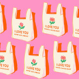 F3299 - Sparkle Mart - Novelty Bag - Flamingo