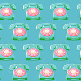 F3314 - Sparkle Mart - Vintage Telephones - Dark Turquoise
