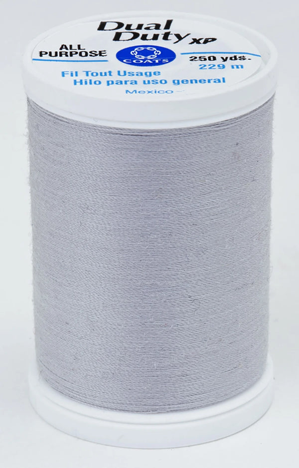 Dark Silver- Dual Duty XP Polyester Thread 250yds