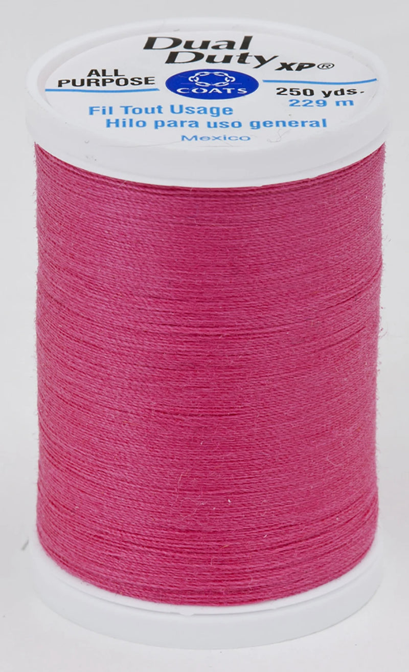 Hot Pink- Dual Duty XP Polyester Thread 250yds