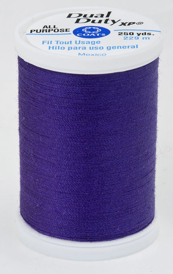 Purple- Dual Duty XP Polyester Thread 250yds