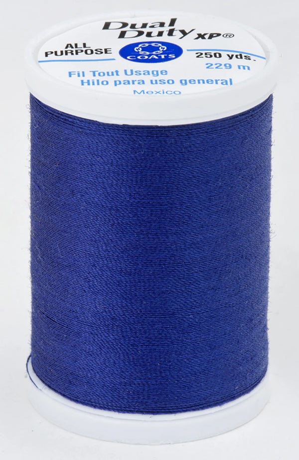 Indigo- Dual Duty XP Polyester Thread 250yds