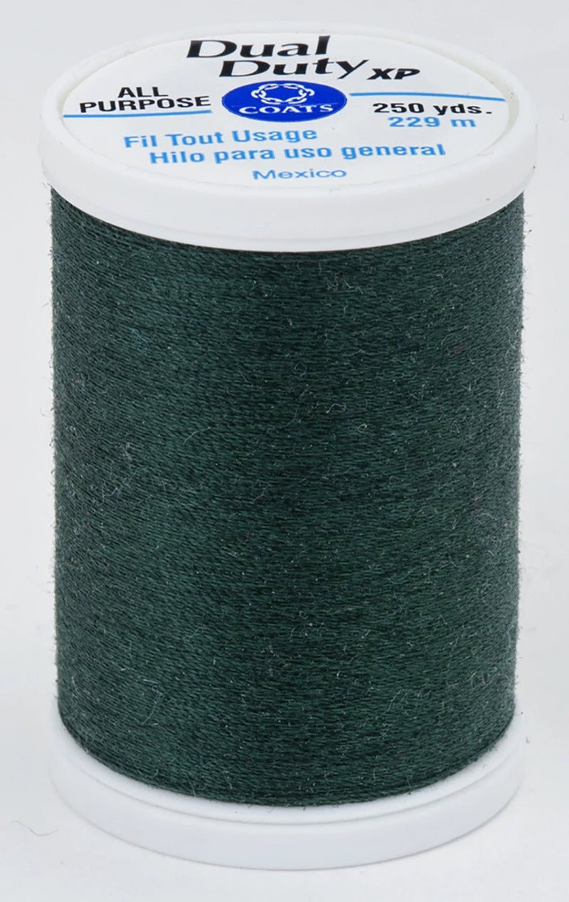 Forest Green- Dual Duty XP Polyester Thread 250yds