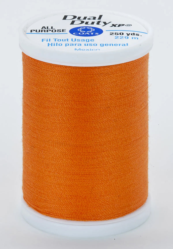 Tangerine- Dual Duty XP Polyester Thread 250yds
