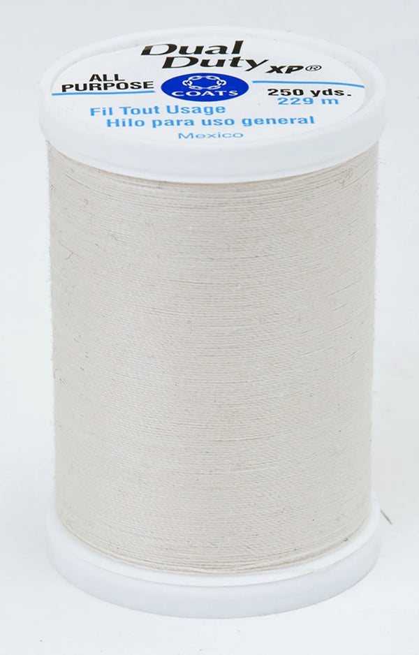 Natural- Dual Duty XP Polyester Thread 250yds