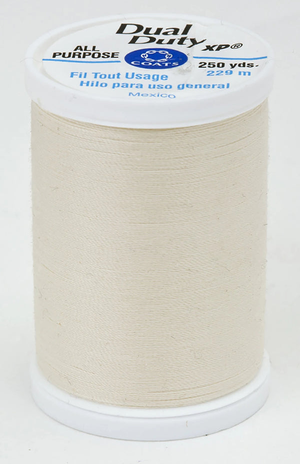 Cream- Dual Duty XP Polyester Thread 250yds