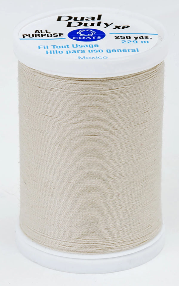 Ecru- Dual Duty XP Polyester Thread 250yds